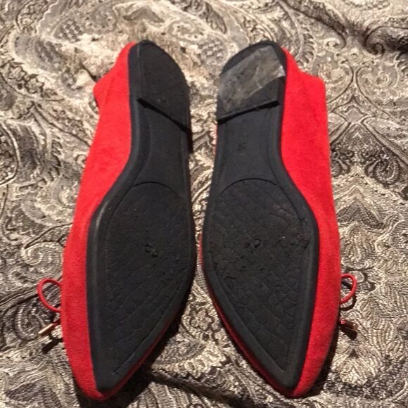 Forever Comfort size 9 red velvet slippers see pics - Picture 2 of 2